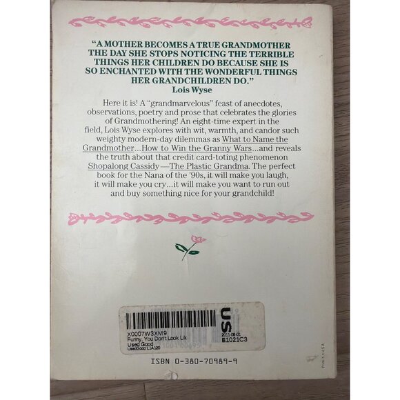 "Funny You Dont Look Like A Grandmother" By Lois Wyse Illustrated By Lilla Roger - Picture 2 of 4